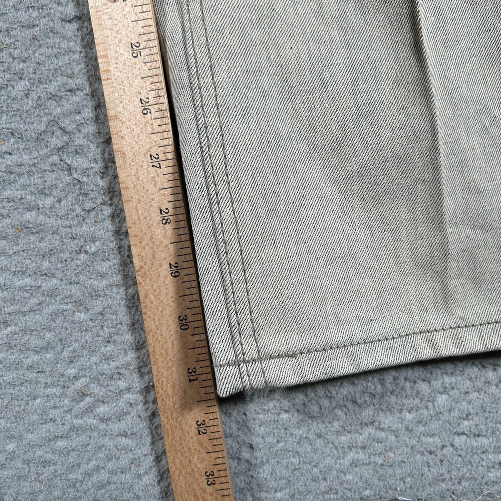 PJ Mark Denim Jeans Mens 34x32 Beige Straight Leg Regular Cotton Blend 5 Pockets - Picture 7 of 10